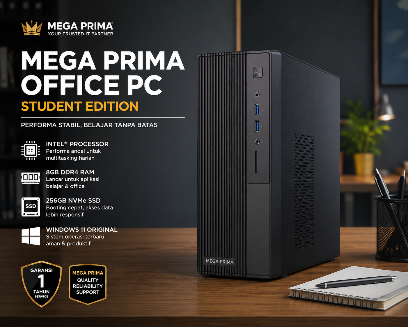 PC Kantor & Kasir Siap Pakai Edisi Bisnis