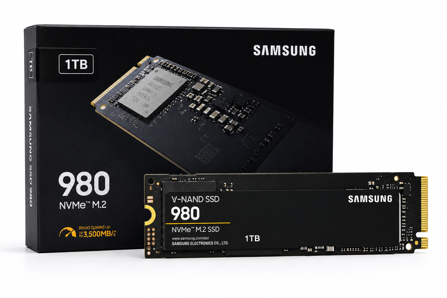Samsung 980 NVMe M.2 SSD 500GB / 1TB