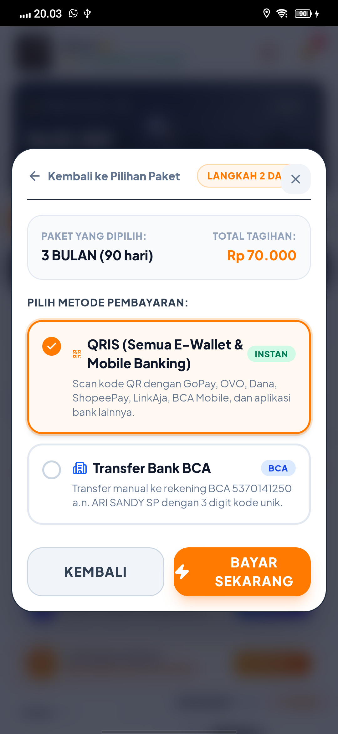 Antarmuka Nota 1